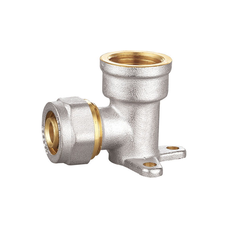 Phụ kiện ống khuỷu nén gắn tường bằng đồng thau AMT-1211