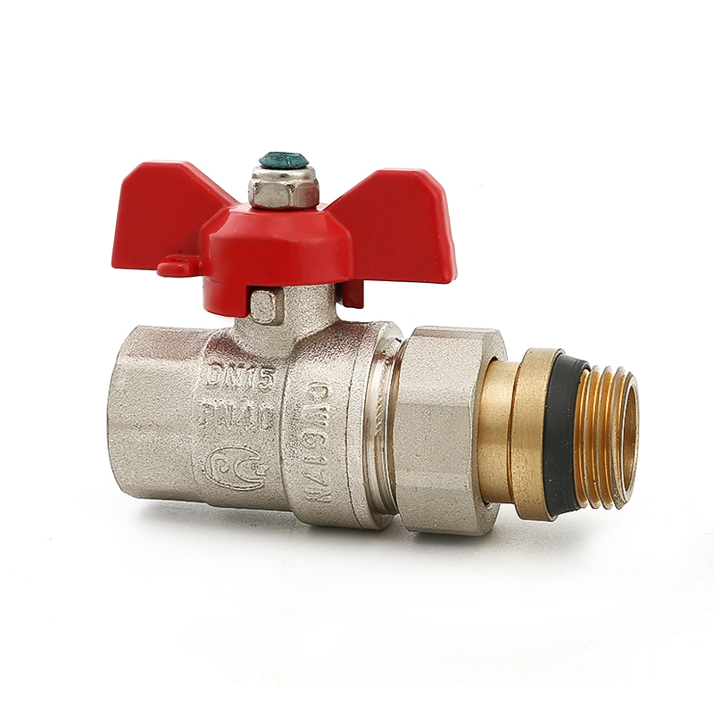 Van bi toàn thân bằng đồng thau rèn có tay cầm bướm AMT-2032