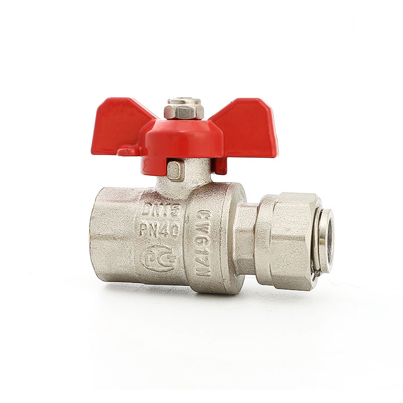 Chứng nhận CE Van bi tay gạt bằng đồng thau AMT-2065