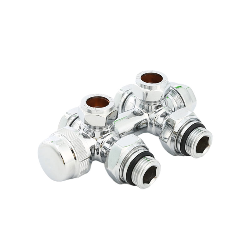 Van tản nhiệt bằng đồng thau mạ crom AMT-4036