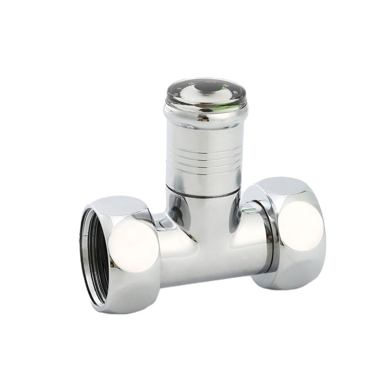 Van tản nhiệt thân van đánh bóng mạ crom được rèn bằng đồng thau AMT-4039