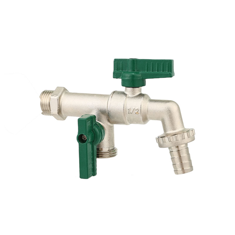 Bibcock tay cầm đôi bằng đồng cho thị trường Châu Âu AMT-7015